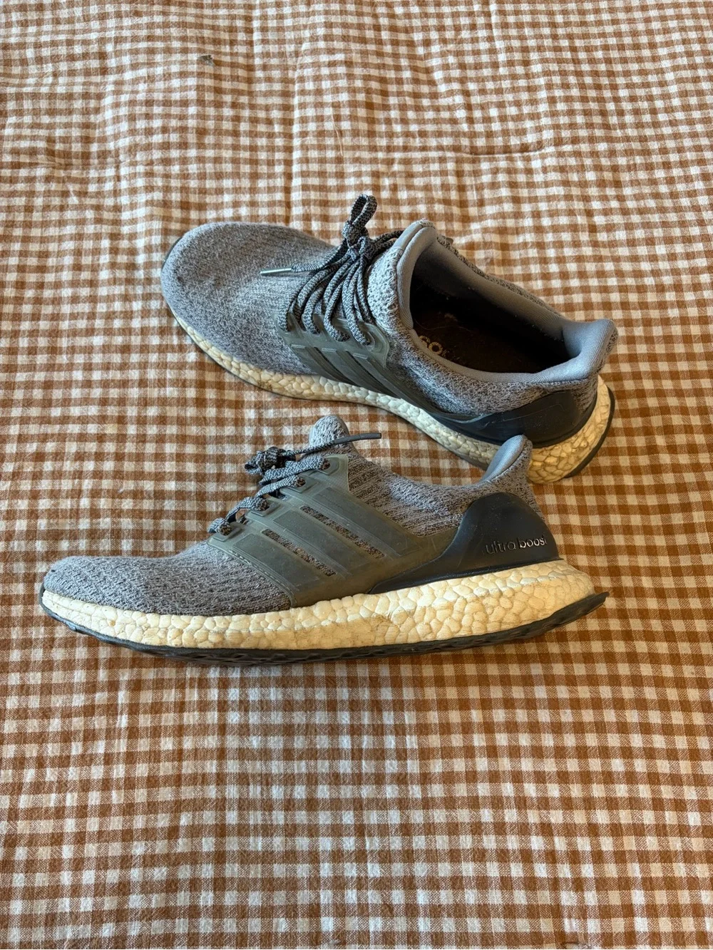 🩶 adidas UltraBoost Gray Running Shoes